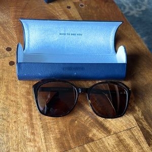 Warby Parker Nancy Rx polarized sunglasses. 283 56-16-140